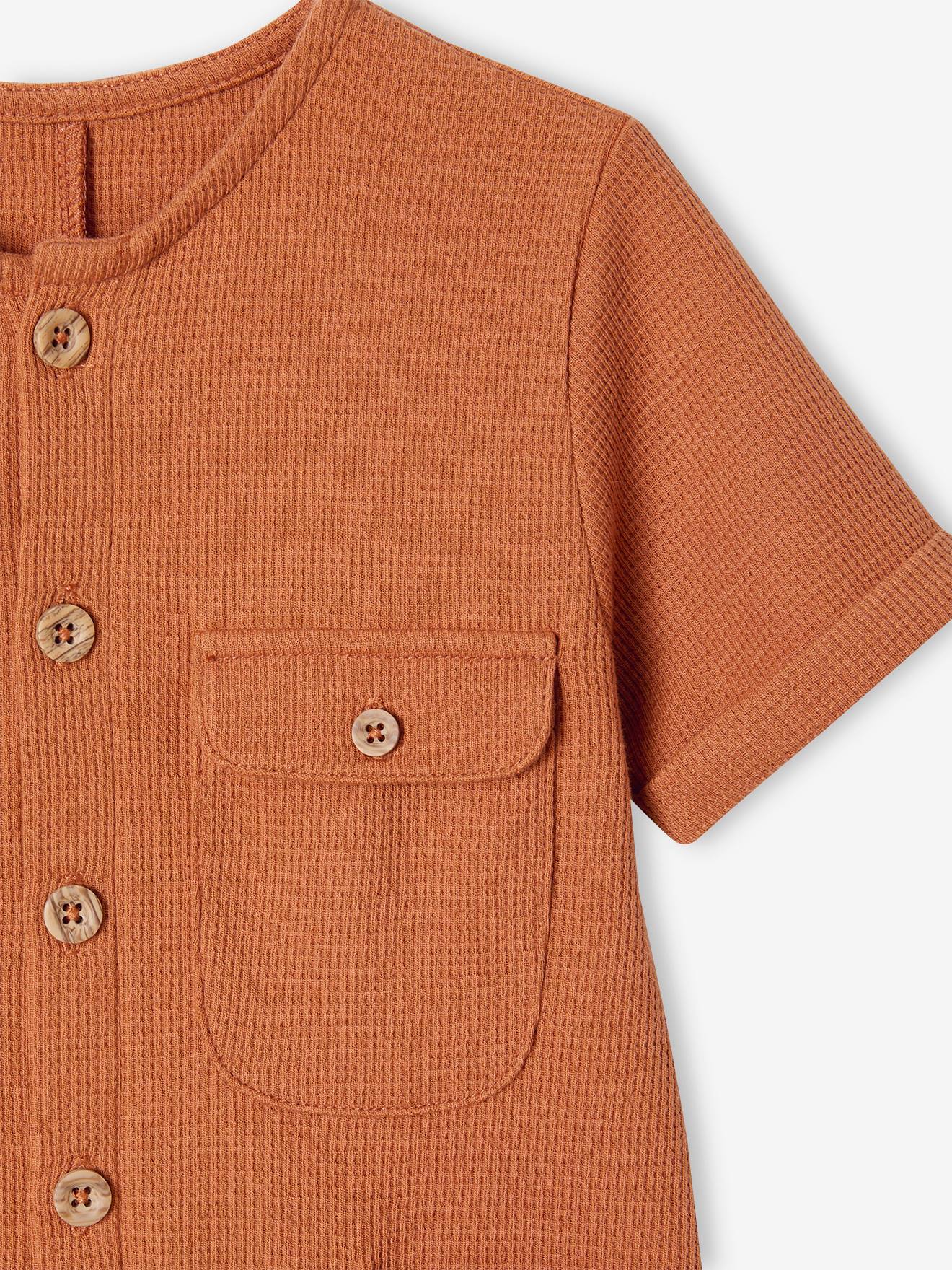 Vertbaudet Jungen Baby Overall Oeko-Tex - rost
