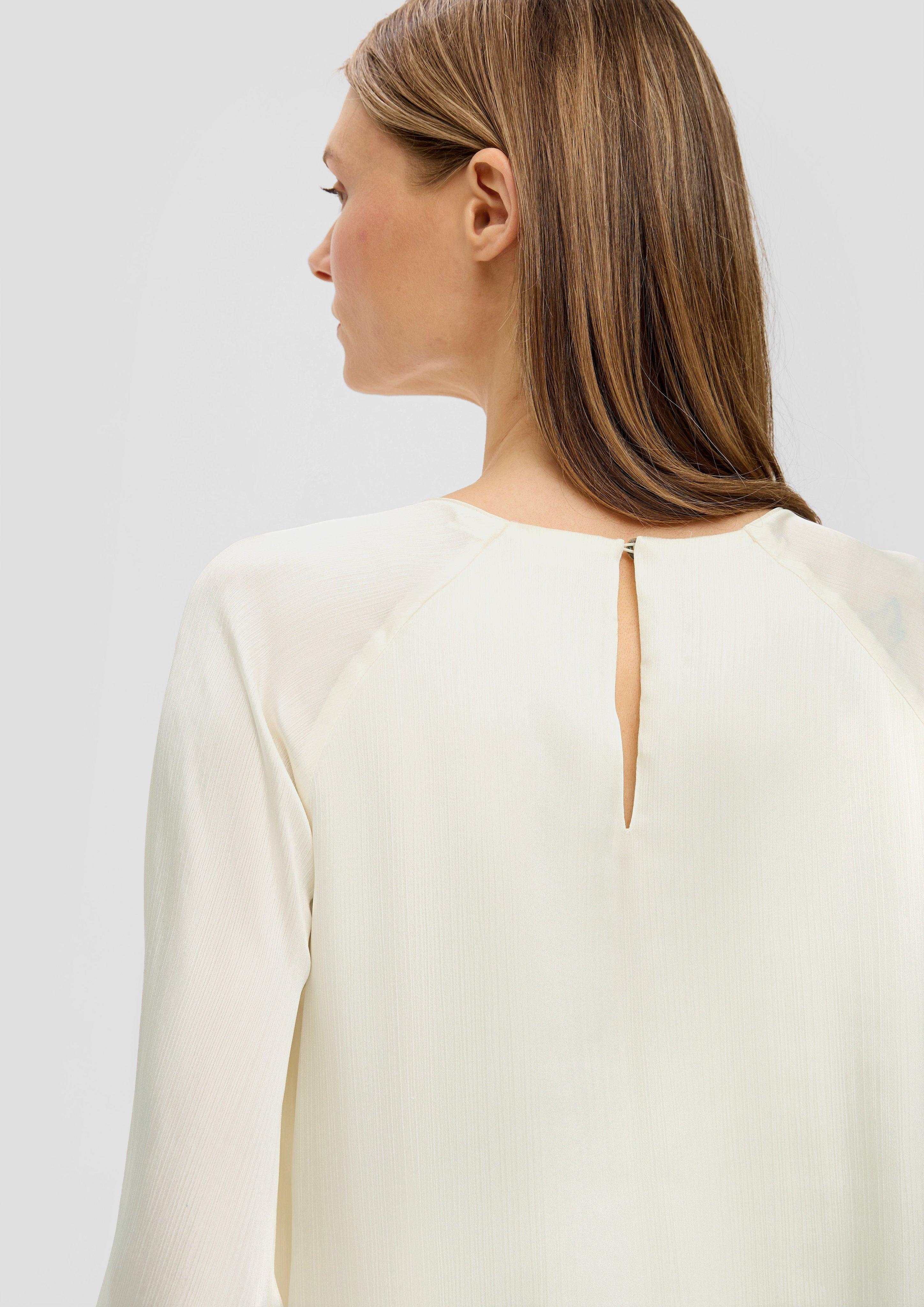 Langarmbluse aus Chiffon  2139044-0700