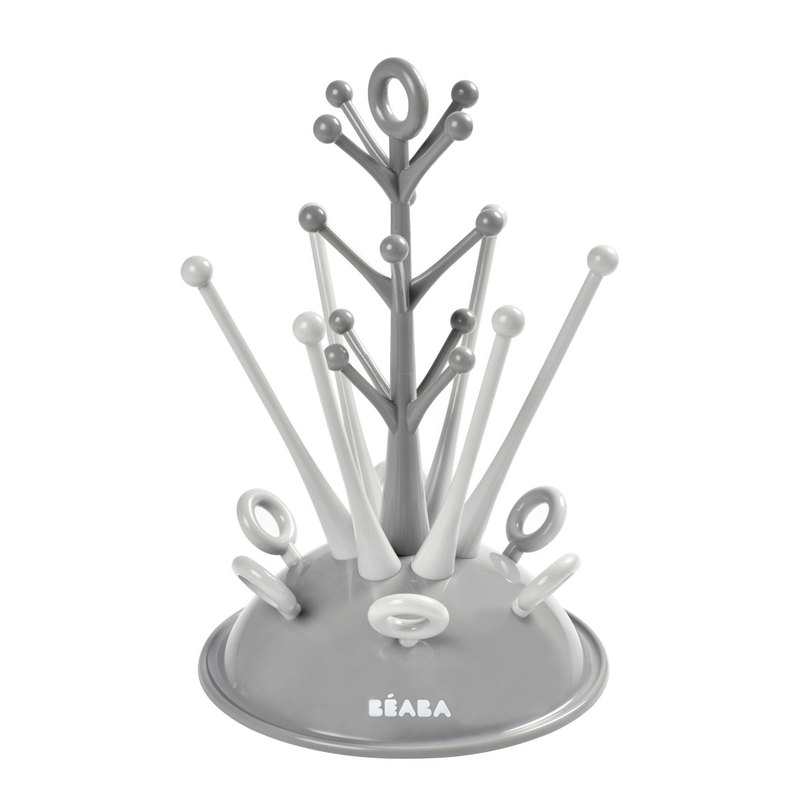 Egouttoir biberon arbre gris Beaba