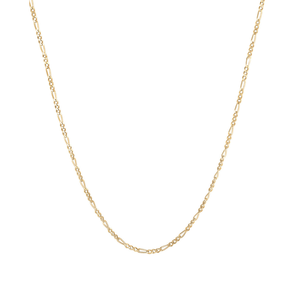 KUZZOI KUZZOI Collier Chaîne de Figaro Basic Trend Massif Oxidée Collier Homme - (925/10 collier