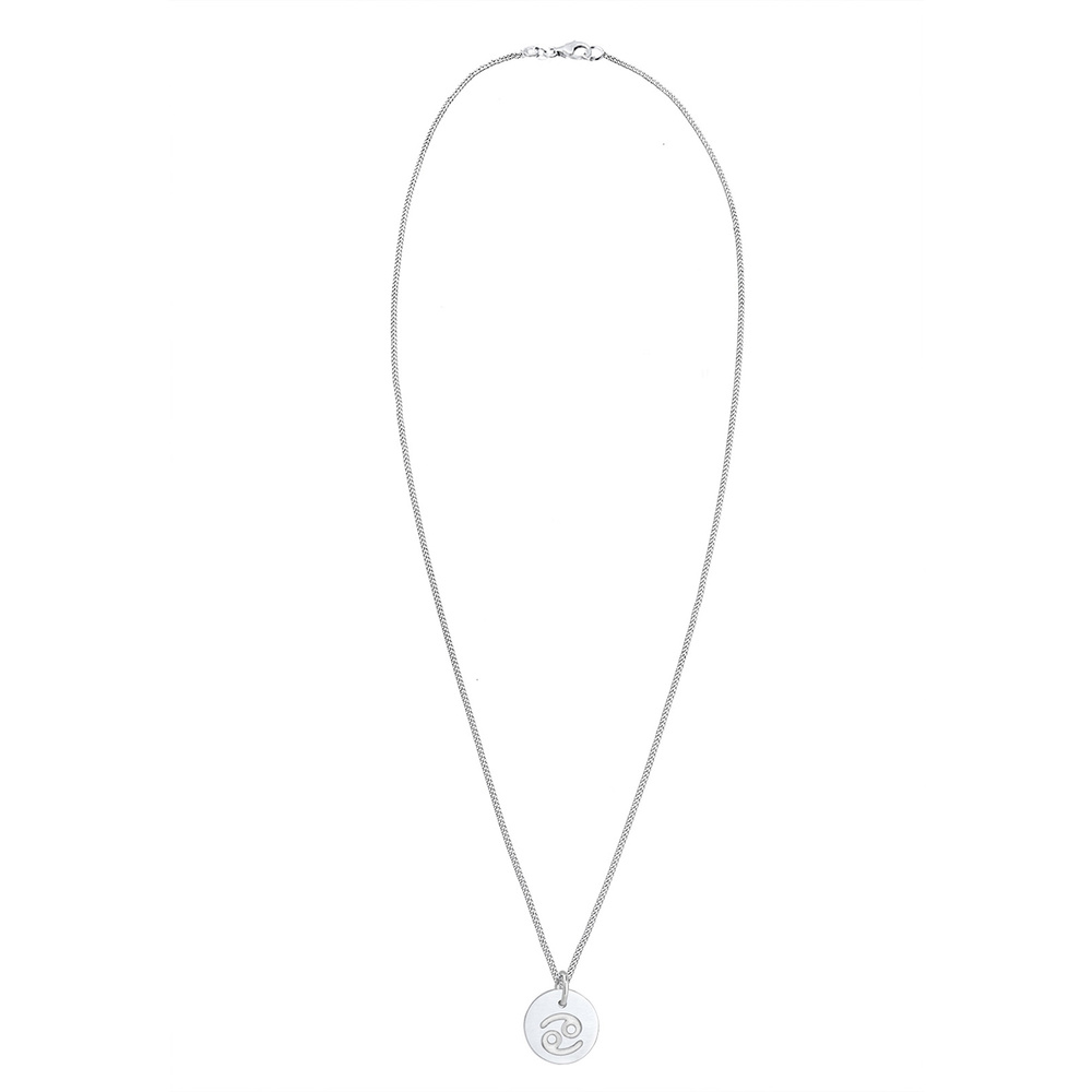 Elli Elli Collier Femme Signe du Zodiaque Cancer Astro - (925/1000) Argent Bijoux