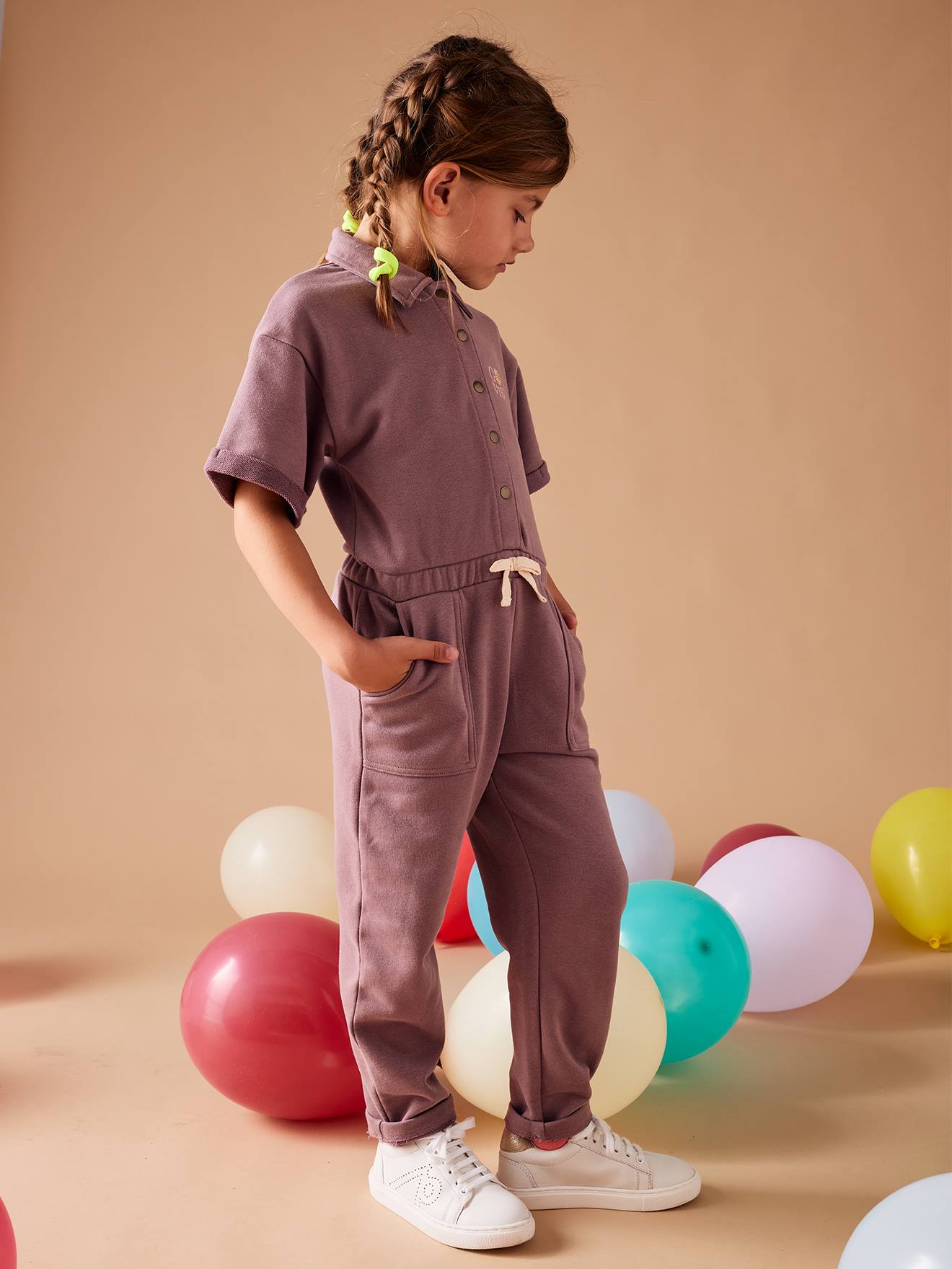 Vertbaudet Mädchen Jumpsuit - malve