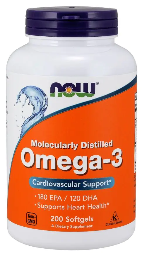 Now Foods Omega-3 molekularno destilirane kapsule