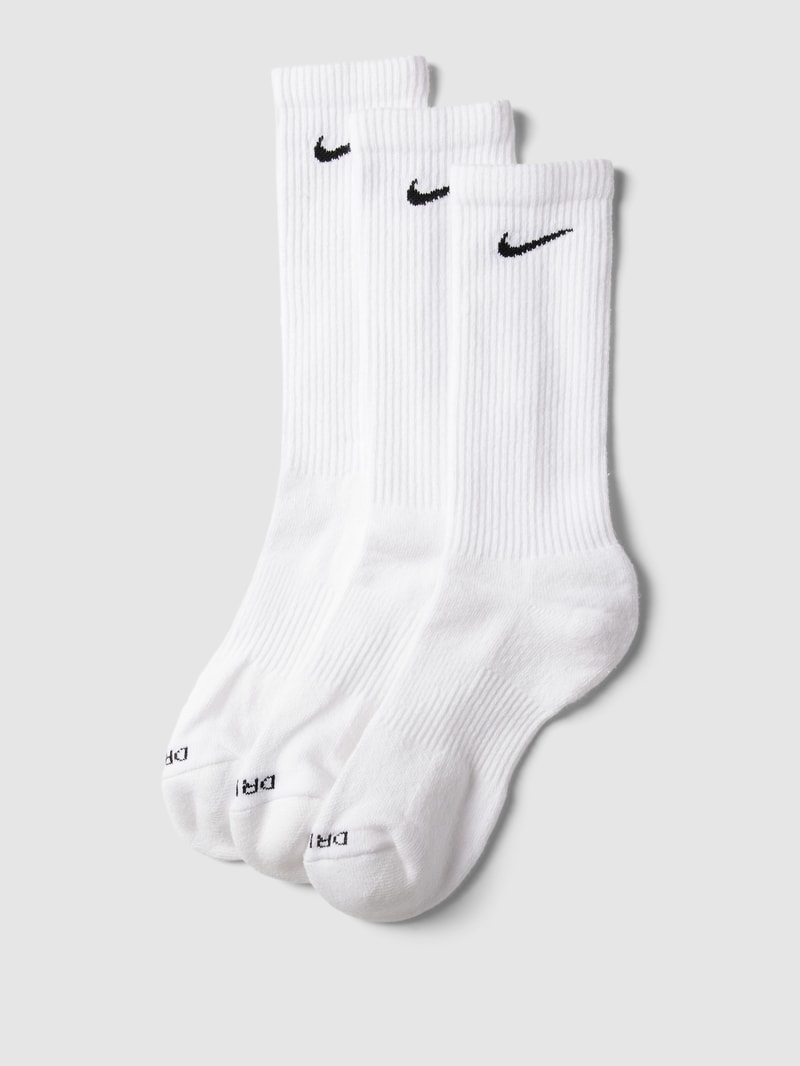 Socken mit Label-Print in weiß