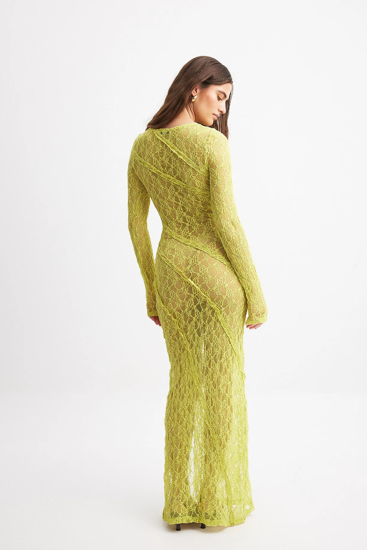 Langärmeliges Maxikleid