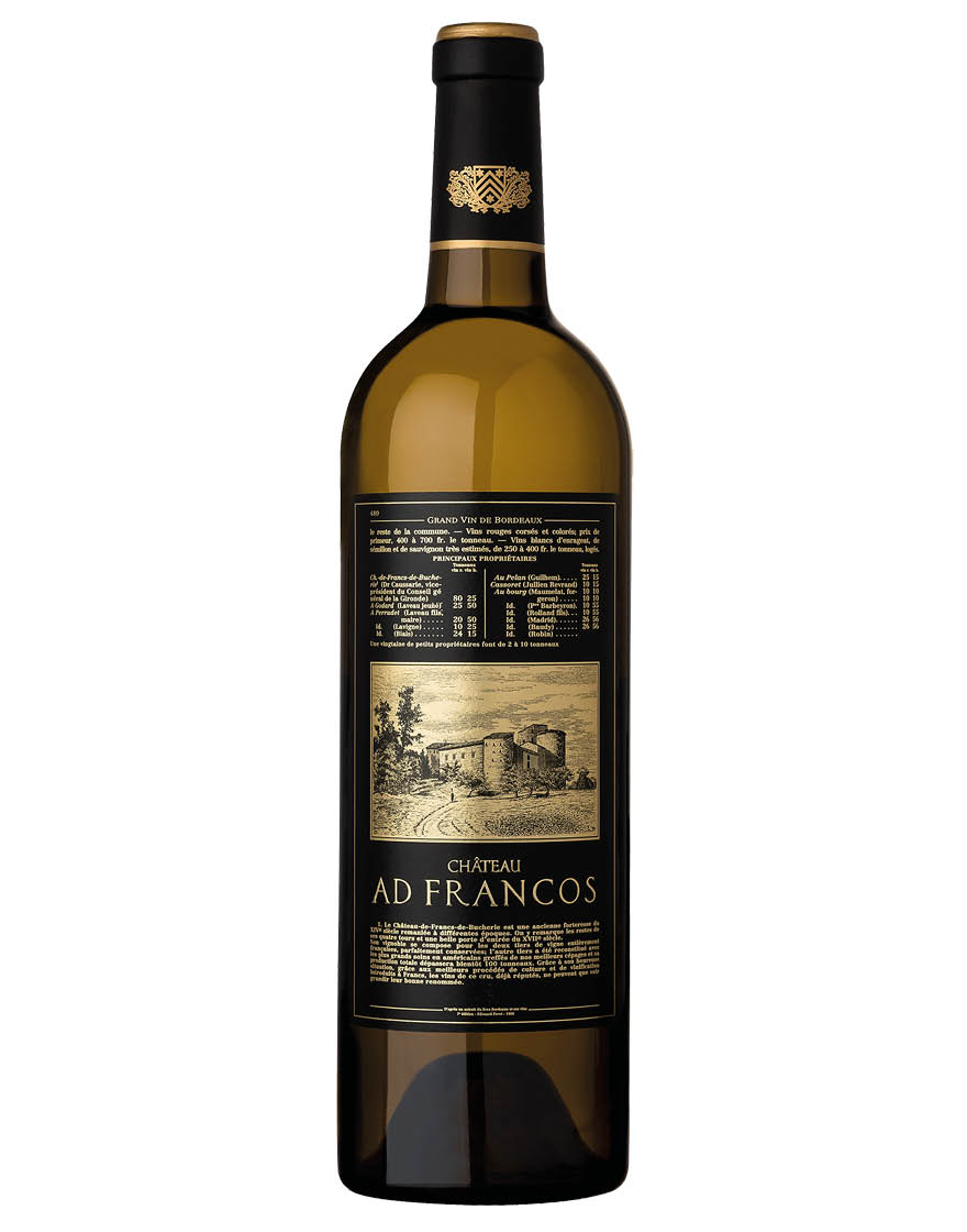 Côtes de Bordeaux AOC Blanc 2020 Château Ad Francos 0,75 ℓ