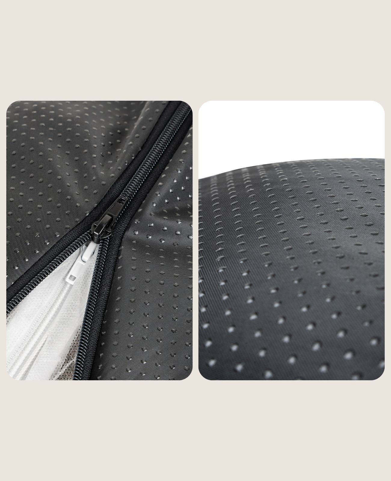 Lionto Hundebetten Lionto Hundebett - Kronenkissen grau/ schwarz M