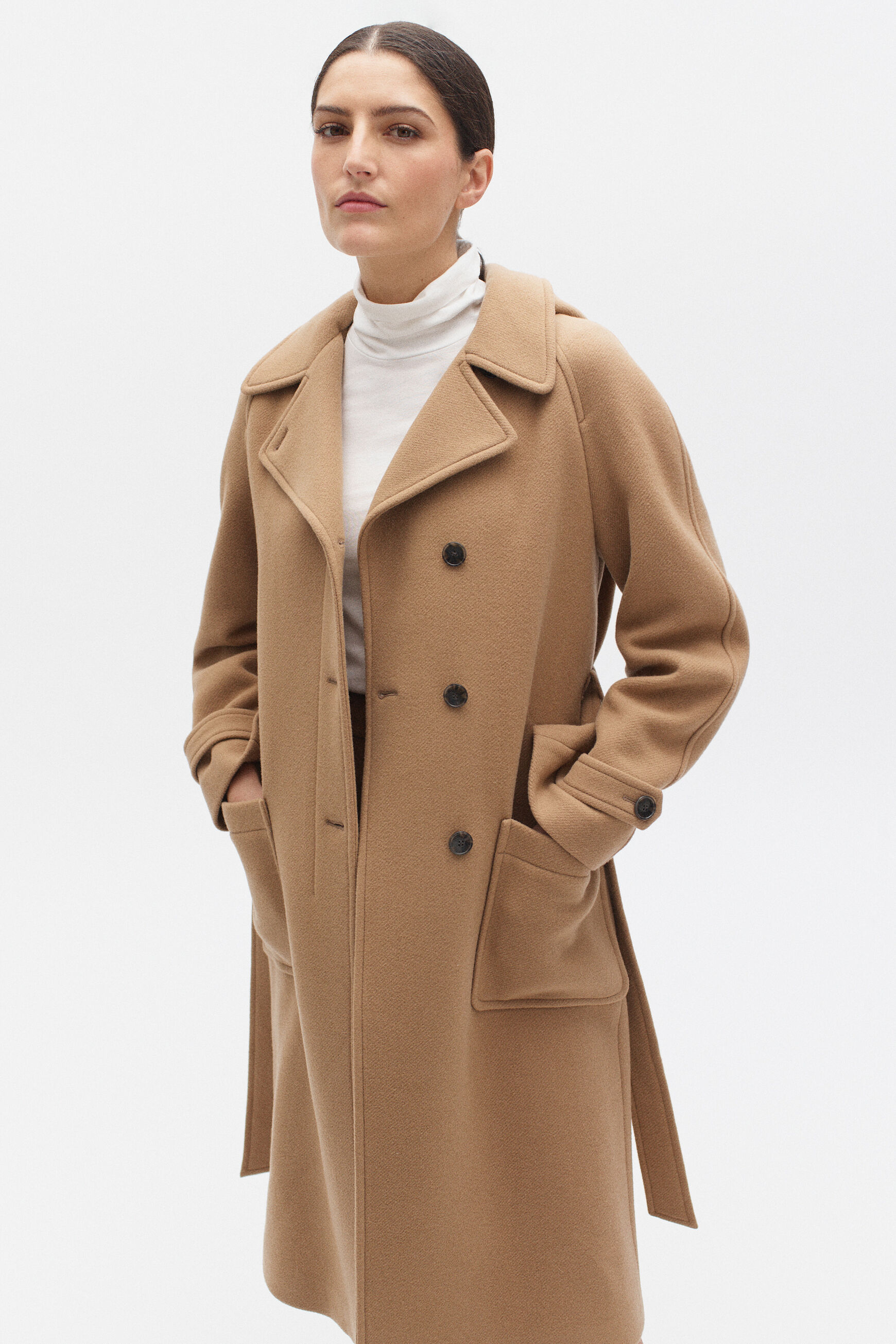 manteau quentin camel femme