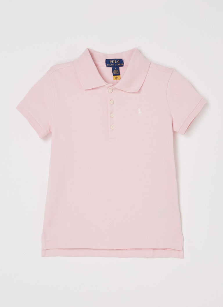 Polo Ralph Lauren în piqué de bumbac cu logo brodat.