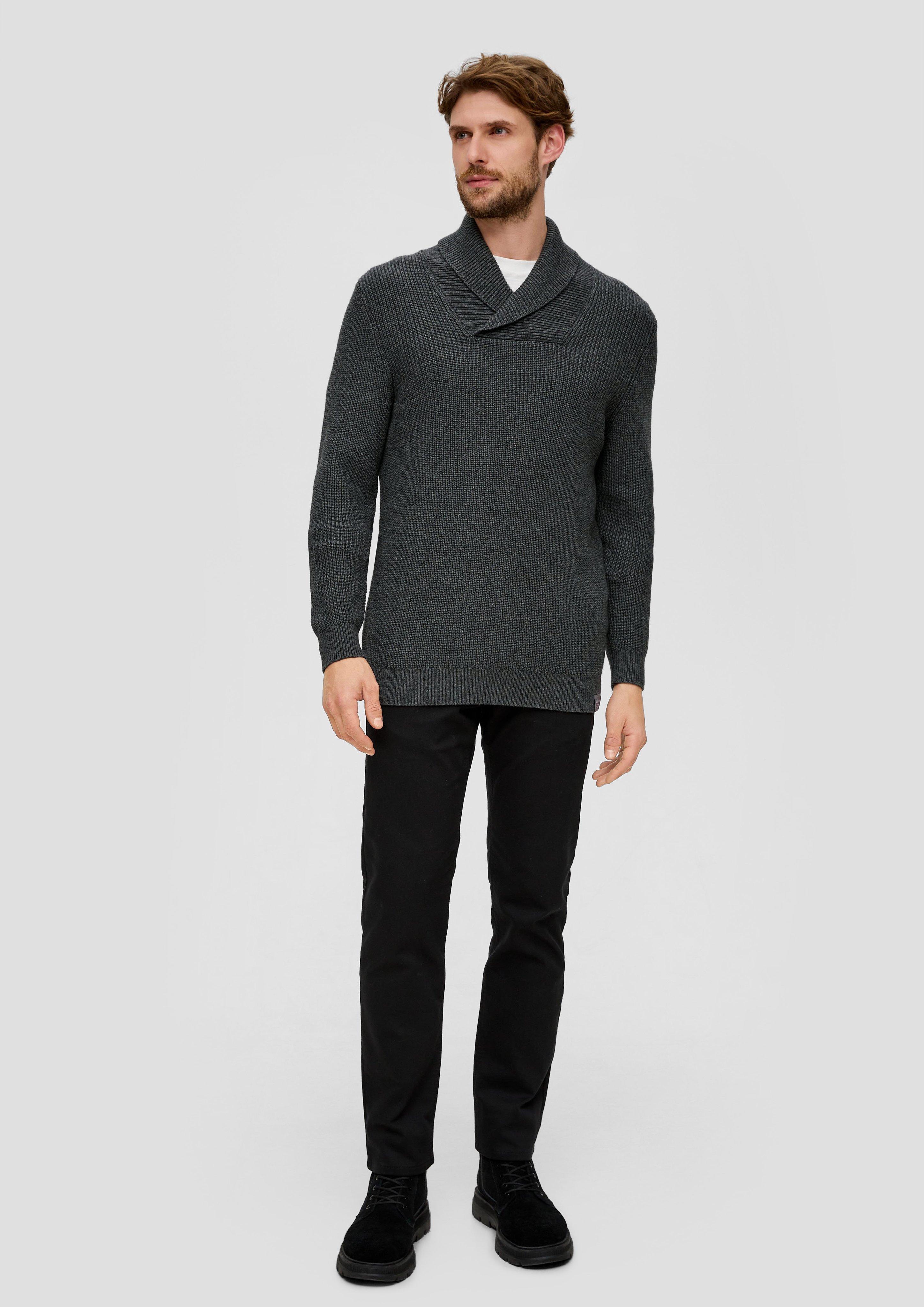 Strickpullover mit Schalkragen  2137412-9823