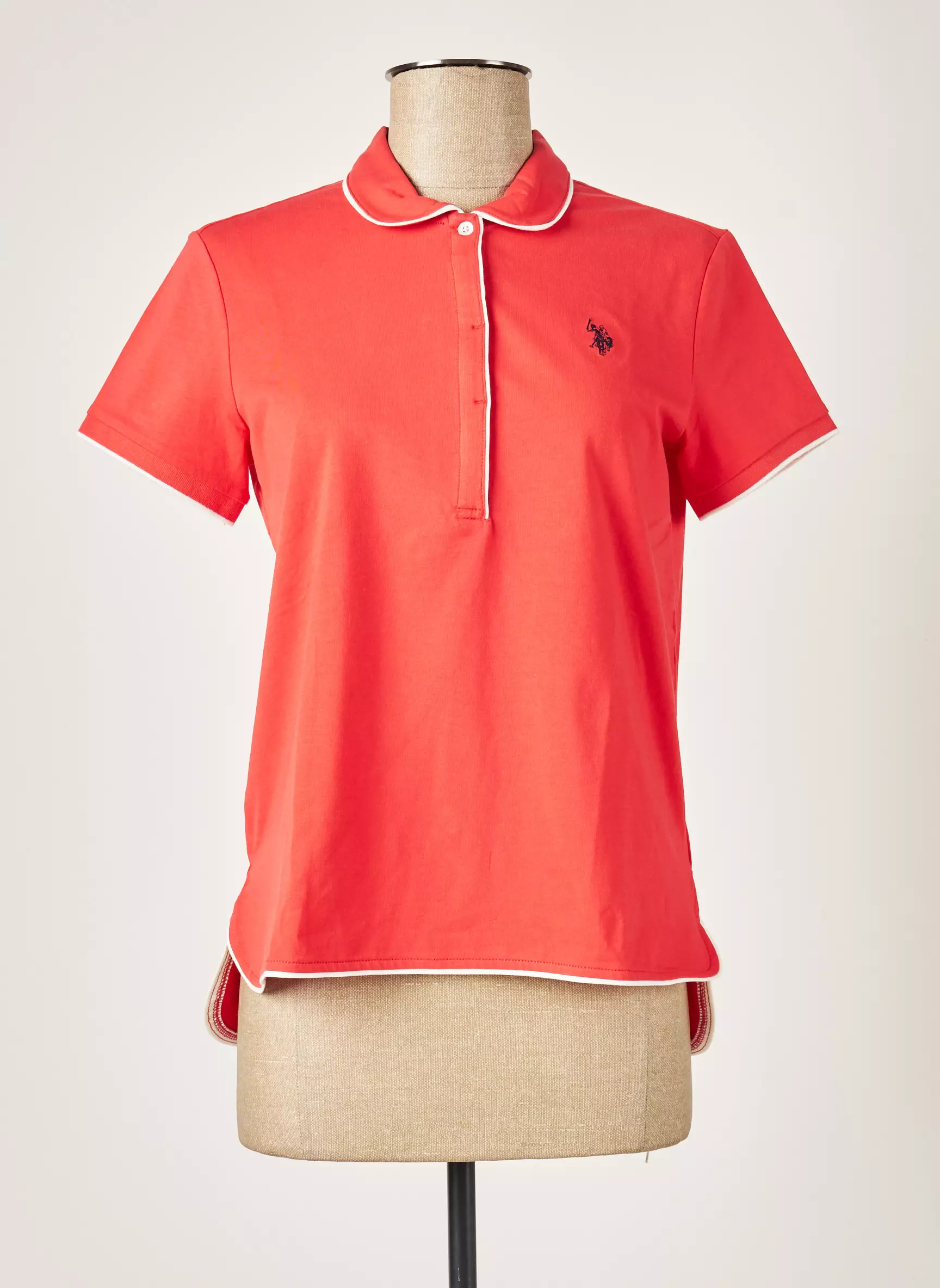U S Polo Assn Polos Femme couleur orange