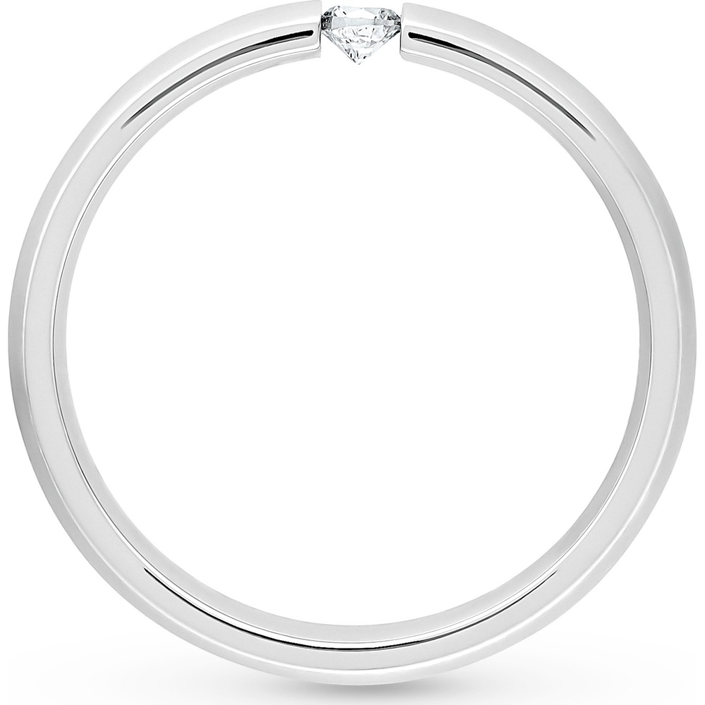 FAVS Bague d'amitié Acier inoxydable argent Bague