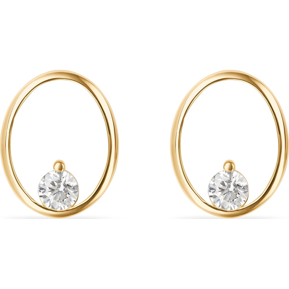 FAVS Boucles d'oreilles à fermoir à poussette 585 Or jaune Boucles d'oreilles