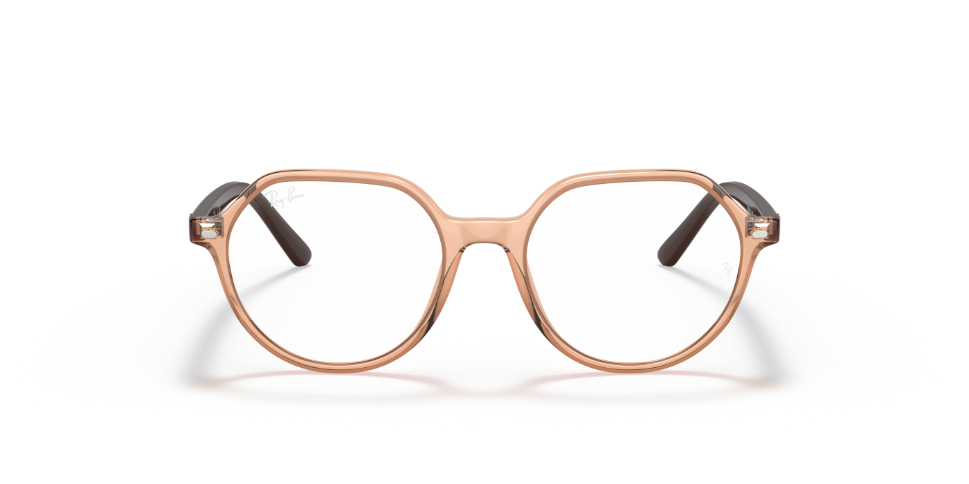 THALIA OPTICS KIDS - Ochelari de soare maro lucioși și transparenți