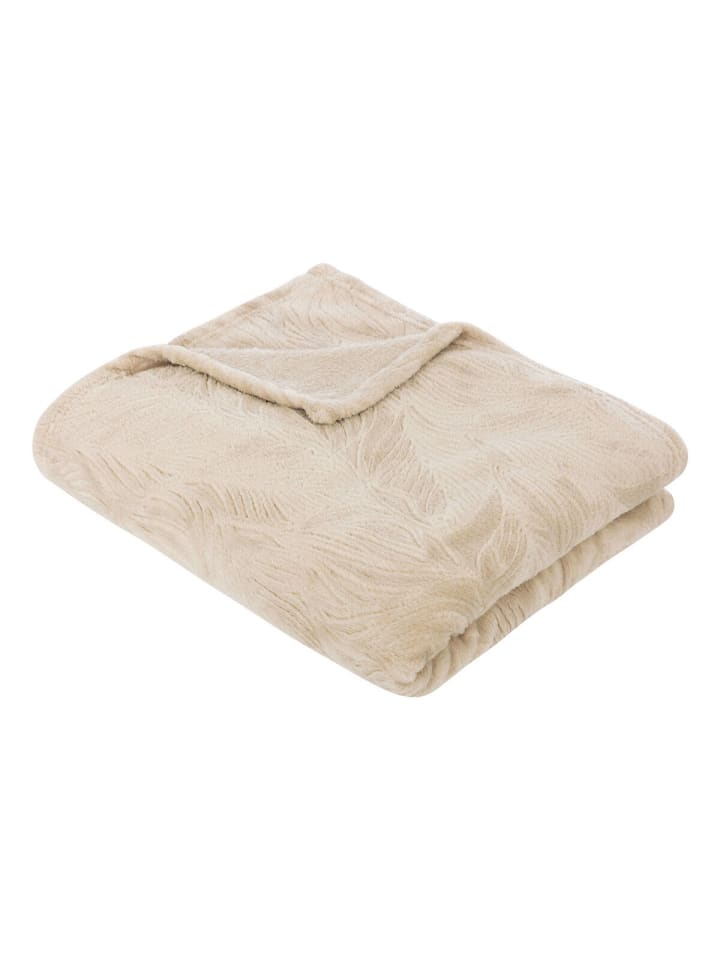 Atmosphera Créateur d'intérieur Kuscheldecke in beige günstig kaufen onesize