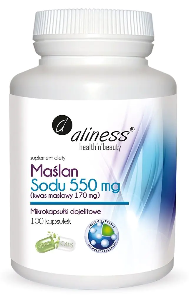 Κάψουλες βουτυρικού νατρίου Aliness 550 mg