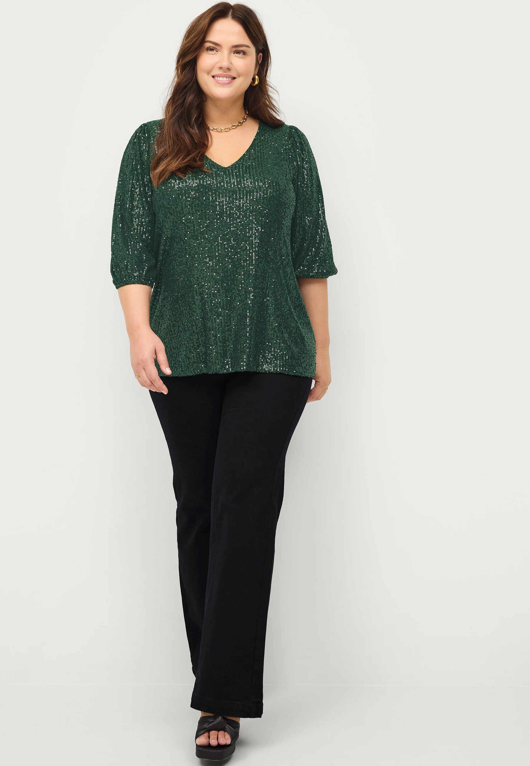 Ellos Plus collection MIT PAILLETTEN - Blusa
