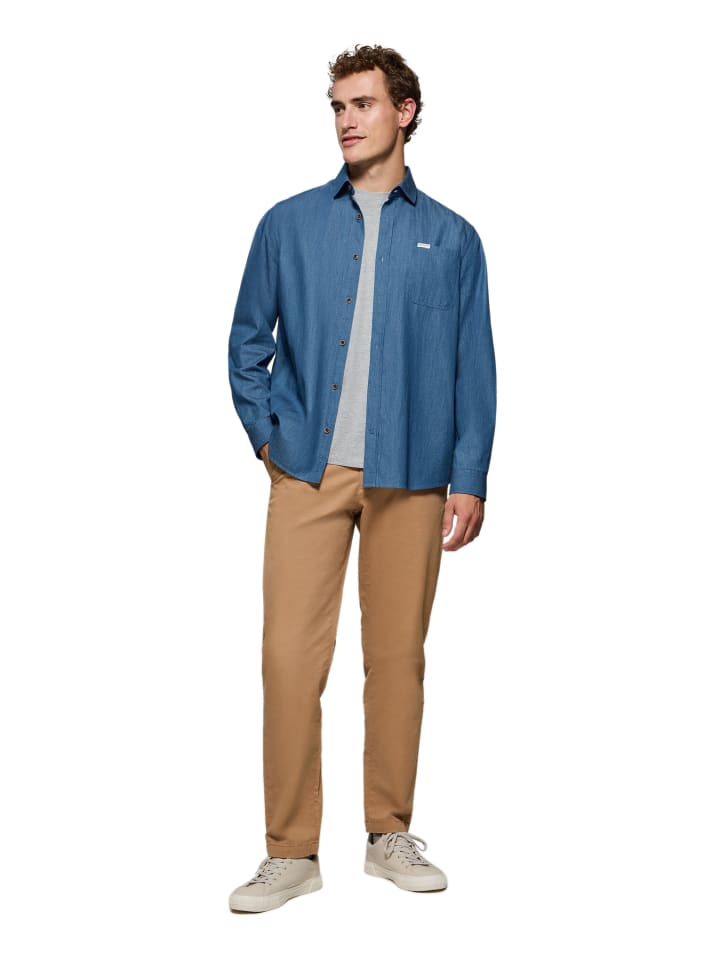 Polo Club Hemd in DENIM günstig kaufen