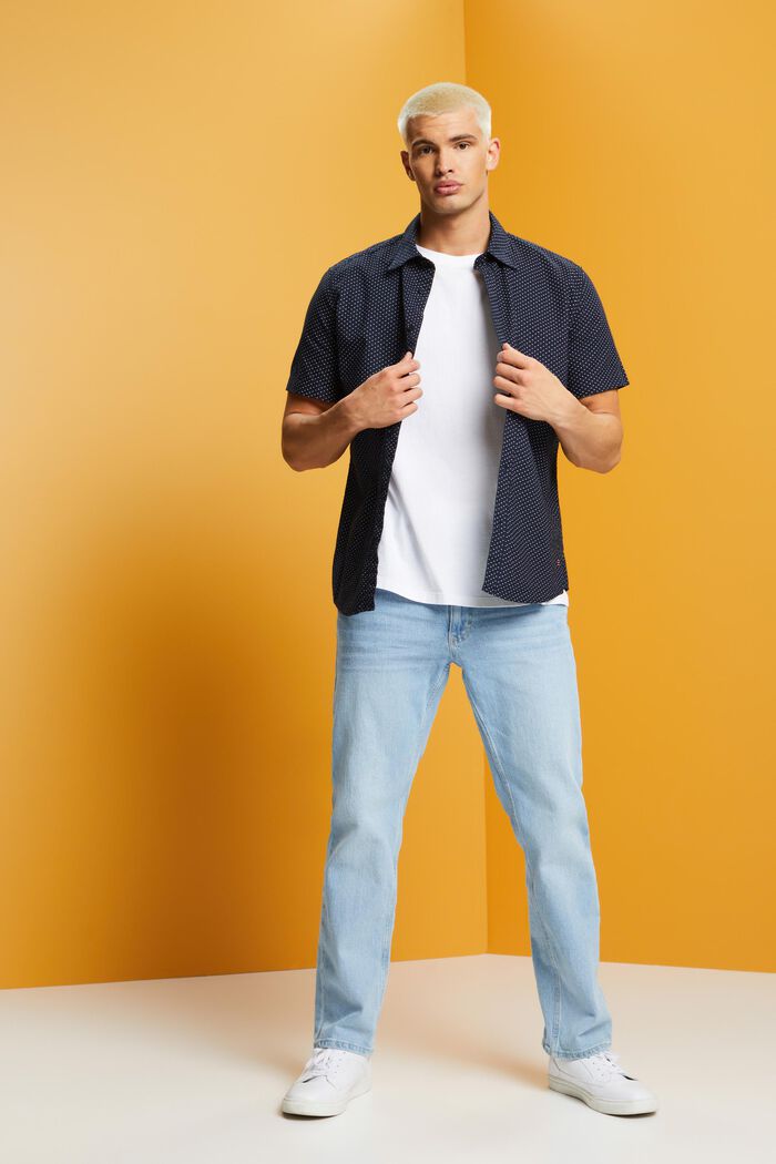 Button-Down-Hemd mit Print