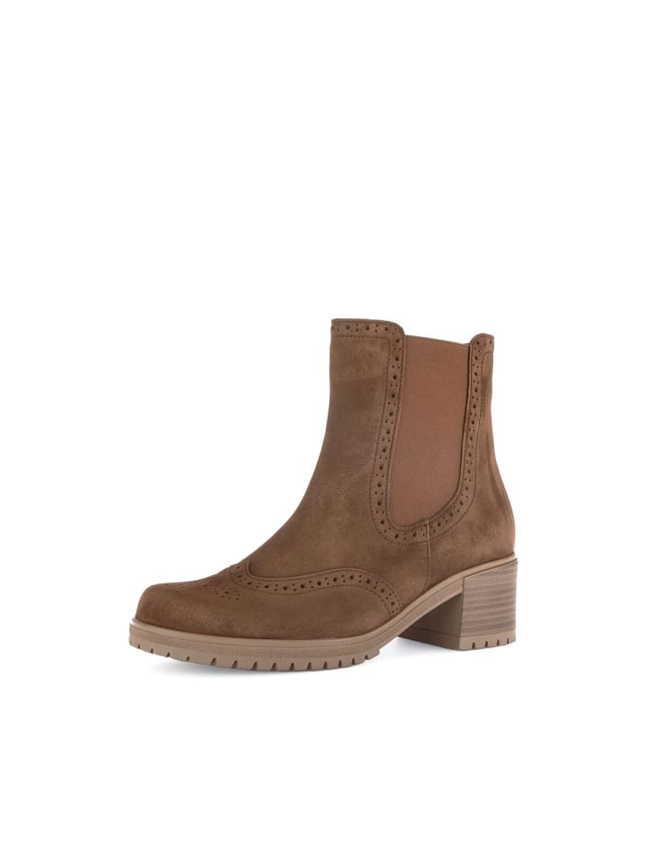 Gabor Fashion Chelsea Boots in braun günstig kaufen