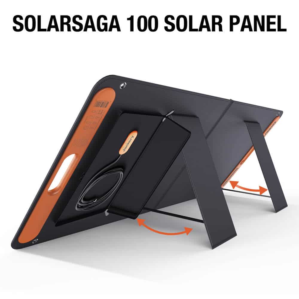 Gerador solar Jackery 1000 (Jackery 1000 + 2 x SolarSaga 100W)