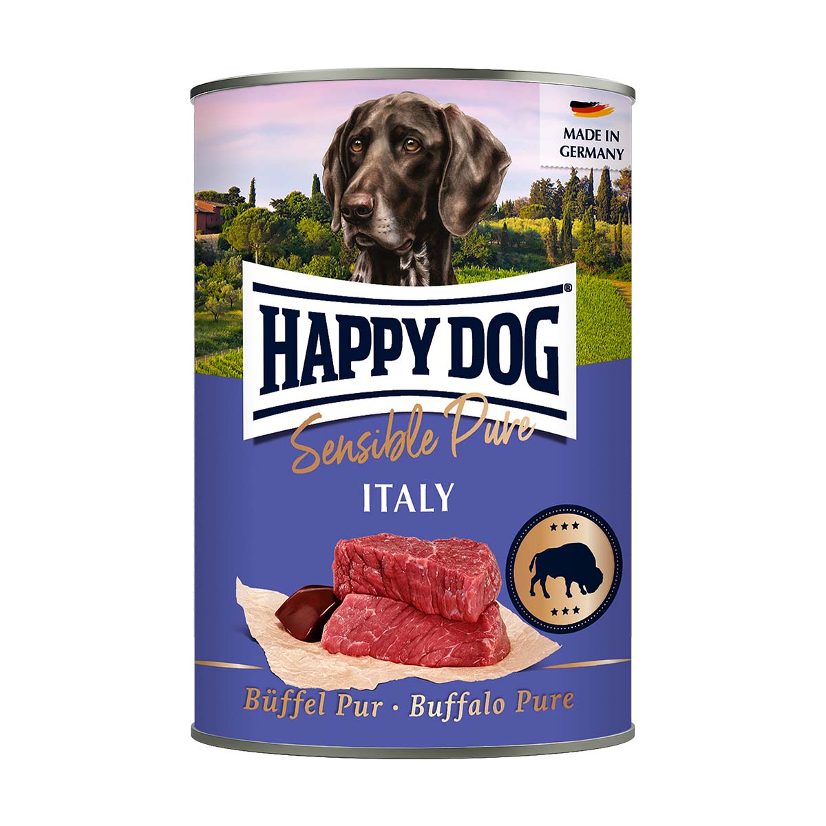 Happy Dog Sensible Pure Italy (Büffel) 24x400g bei ZooRoyal