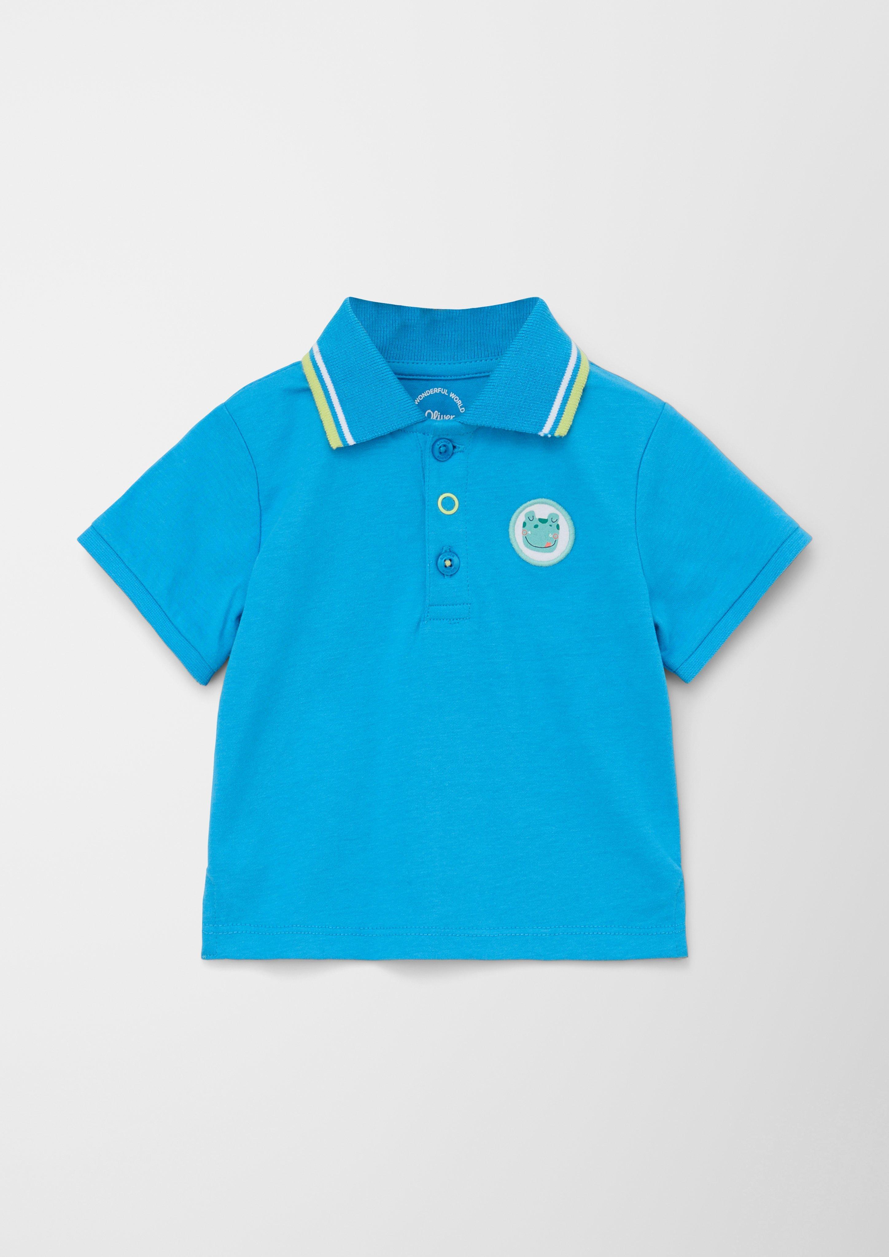 Poloshirt mit Motiv-Patch  2130735-6431