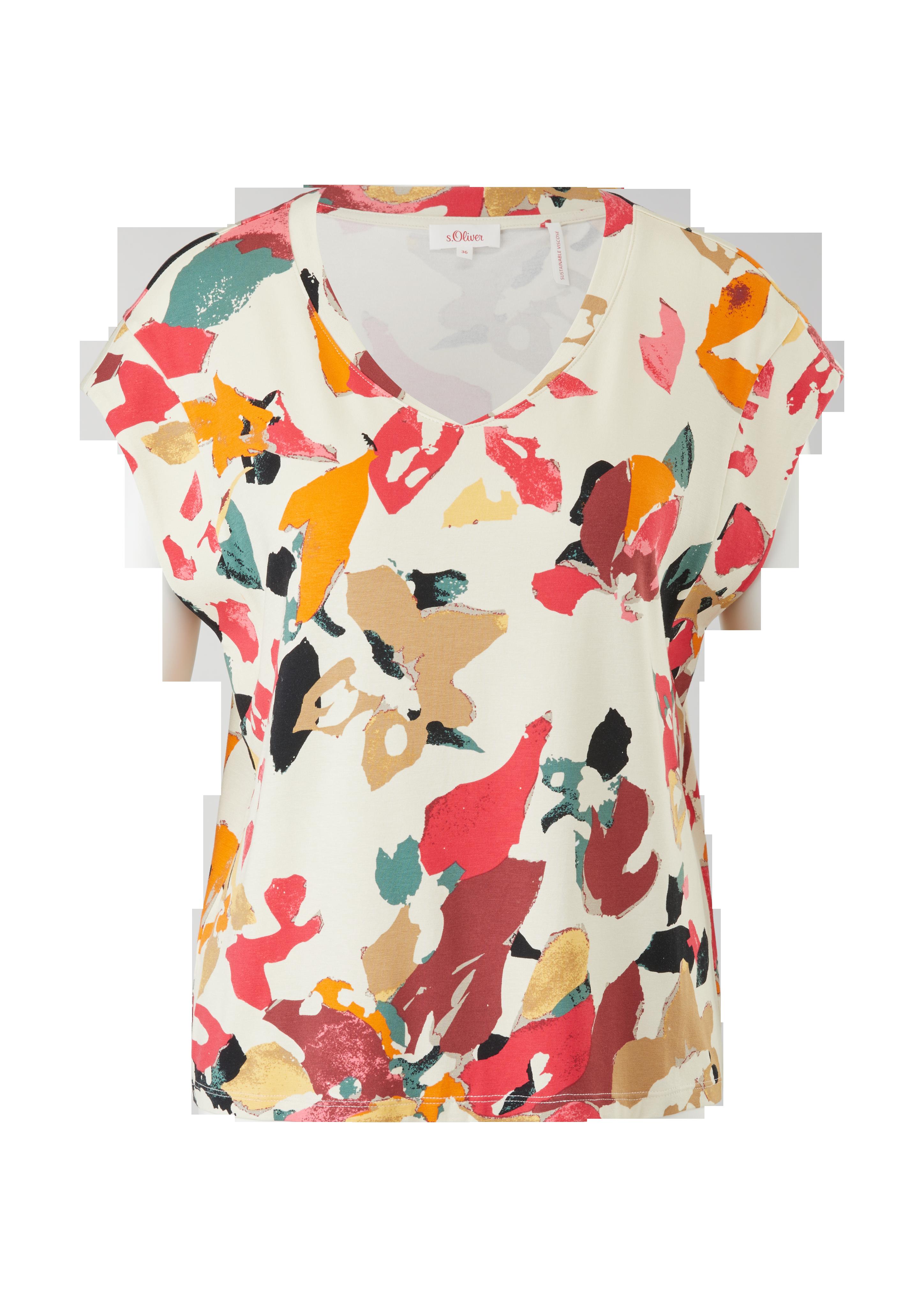 Jerseyshirt mit Muster  2122306-81A0