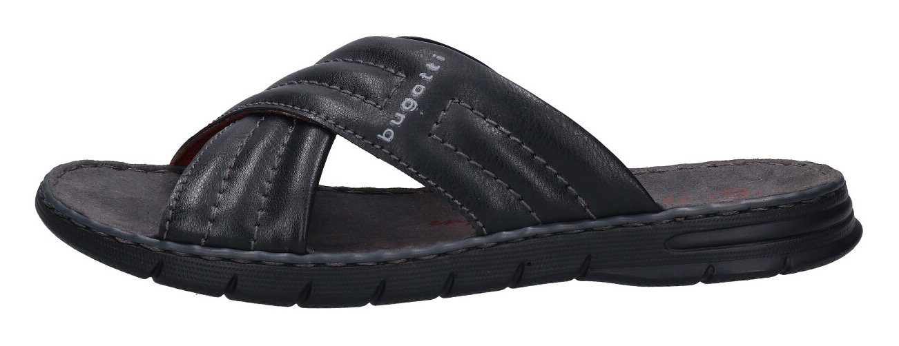 bugatti Pantolette mit Logoschriftzug, Weite G