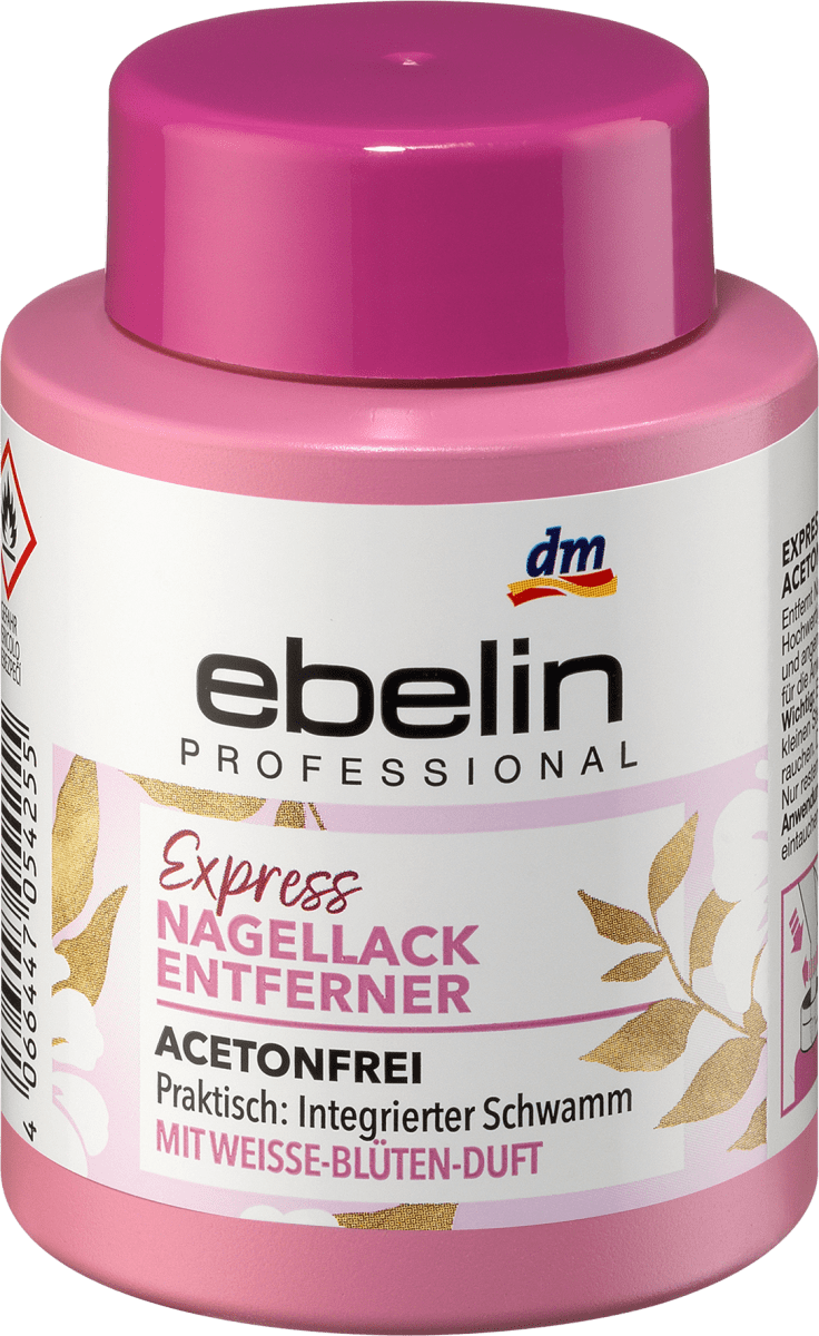 Nagellackentferner Professional Express Acetonfrei, 75 ml