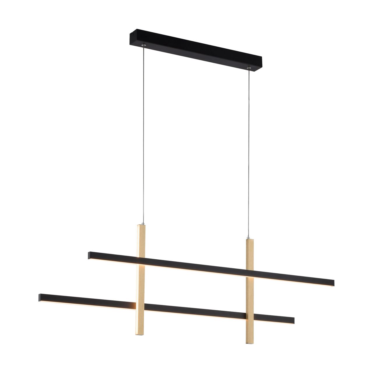 Paul Neuhaus LED Pendelleuchte BARRA, SimplyDim-Funktion, IP20, Schwarz