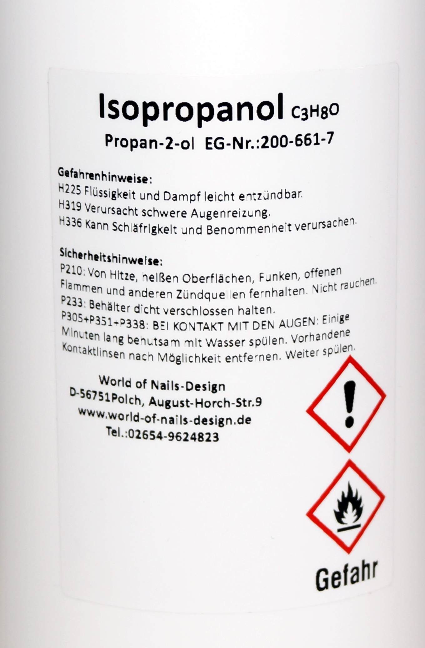 World of Nails-Design Nagellackentferner 500ml Cleaner Für Gelnägel Nagelreiniger Nail Cleaner