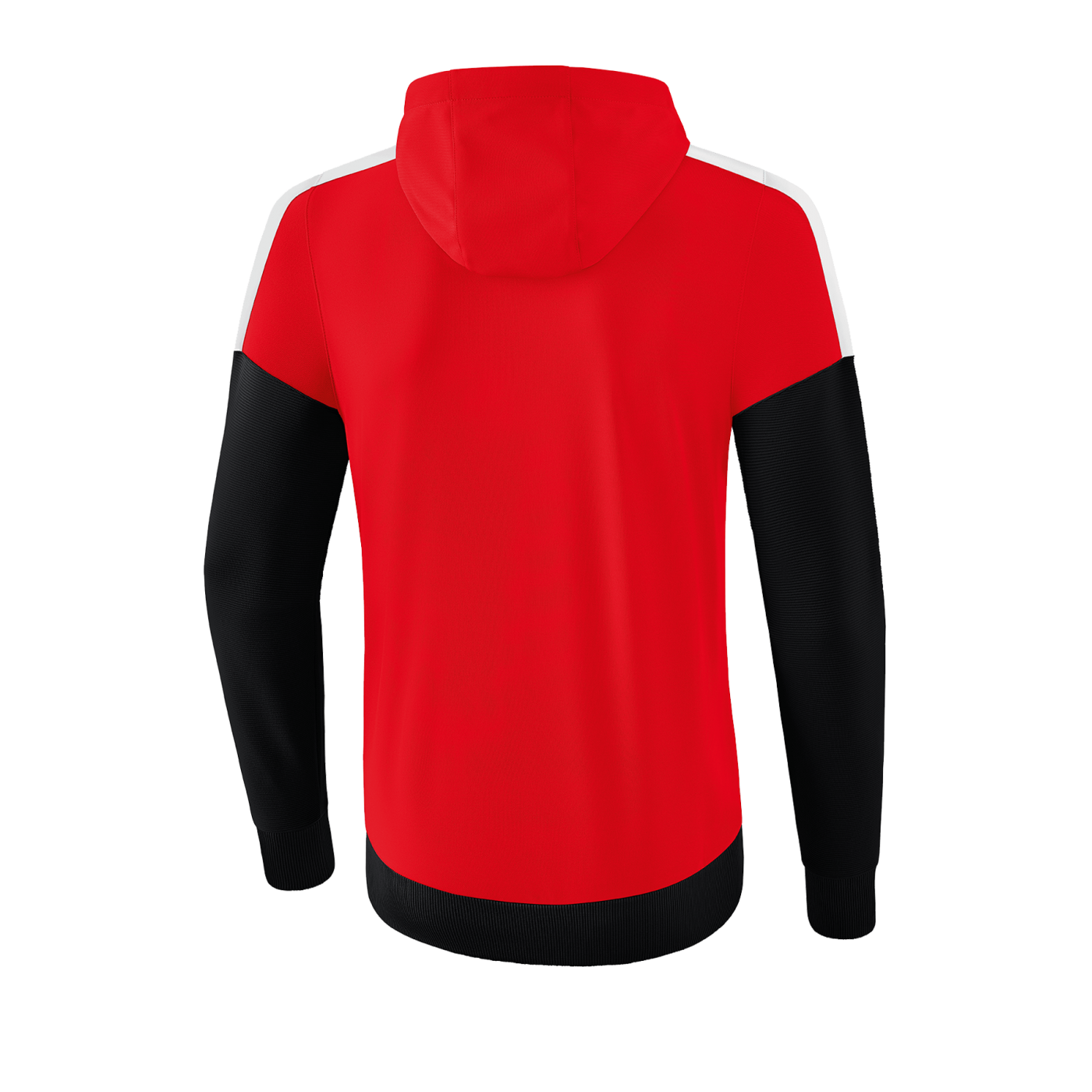 Erima Squad Kapuzen-Trainingsjacke Rot Schwarz