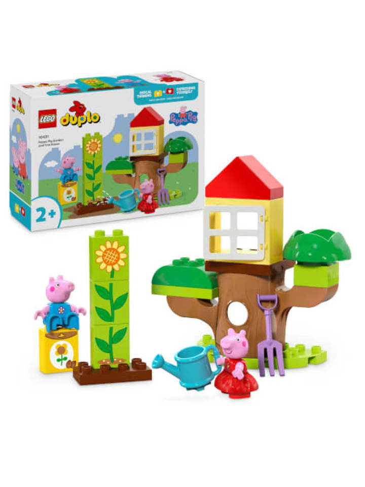 LEGO Bausteineset Duplo Pink Peppas Garten mit Baumhaus, ab 24 Monate günstig kaufen onesize