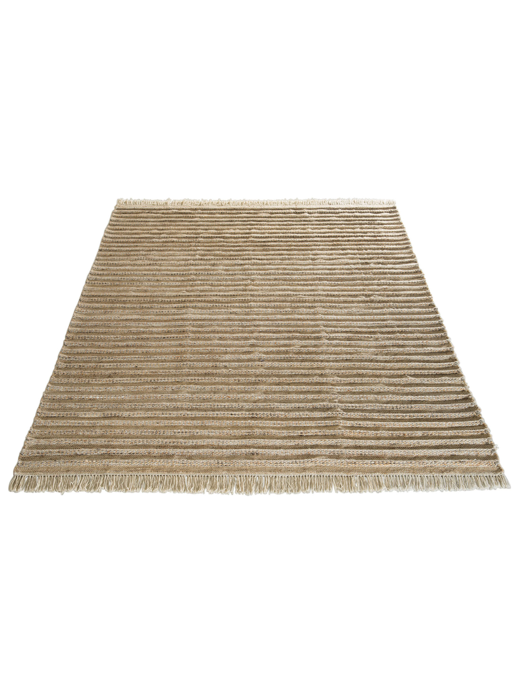 Risede Flachgewebe-Teppich, Sand