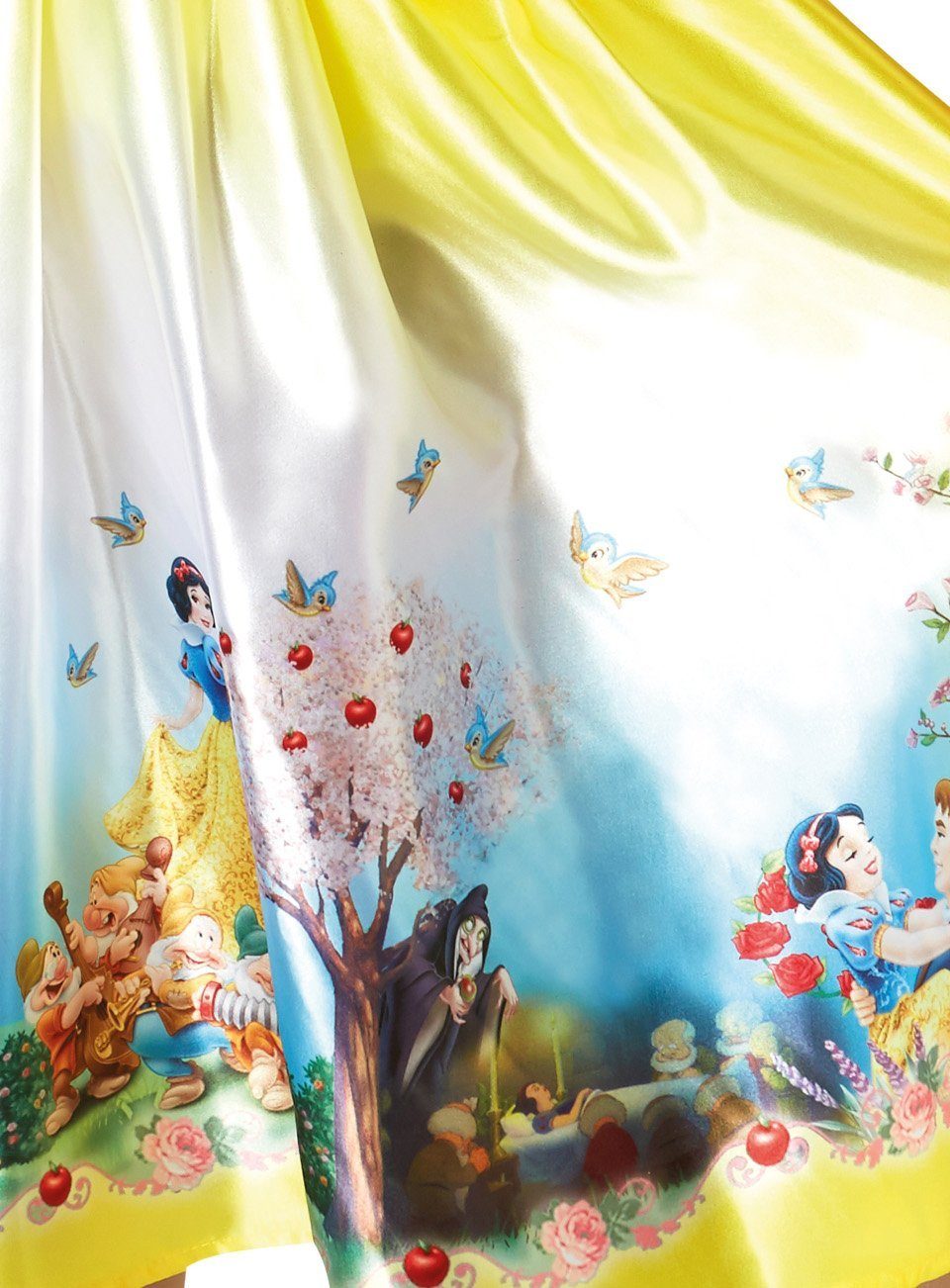 Rubie´s Kostüm  Prinzessin Schneewittchen Dream Kinderkostü, Traumhaftes Prinzessinnenkleid mit Szenen aus dem -Spielfilm