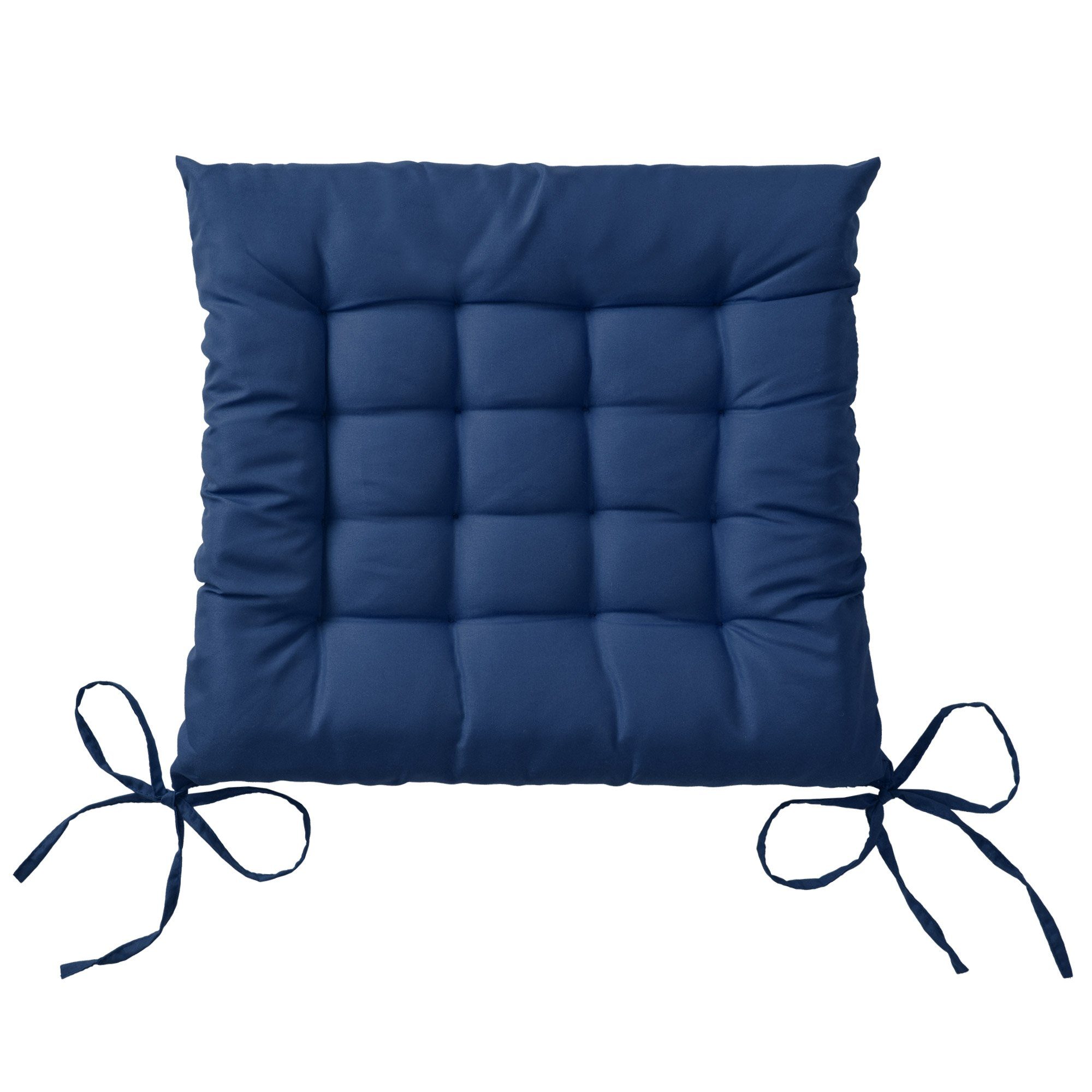 Beautissu Stuhlkissen Lea, 4er Set Suthlkissen 40x40x5cm