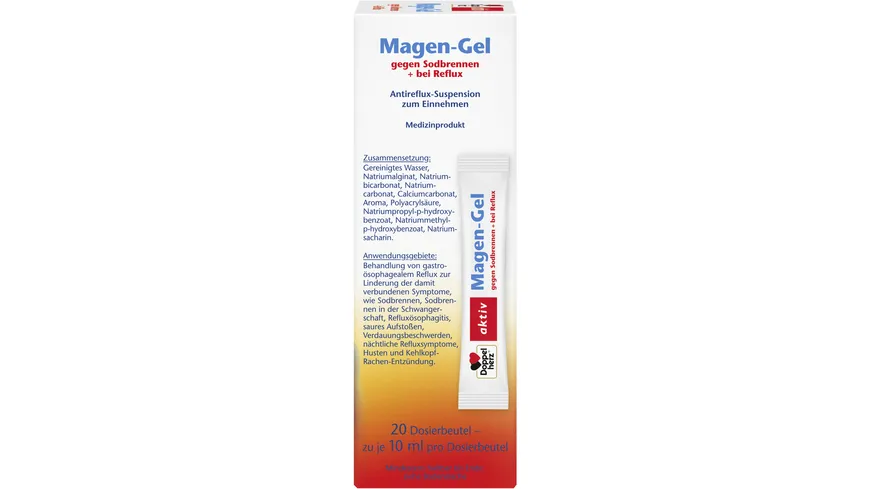 Doppelherz Magen-Gel gegen Sodbrennen + bei Reflux 200 ml