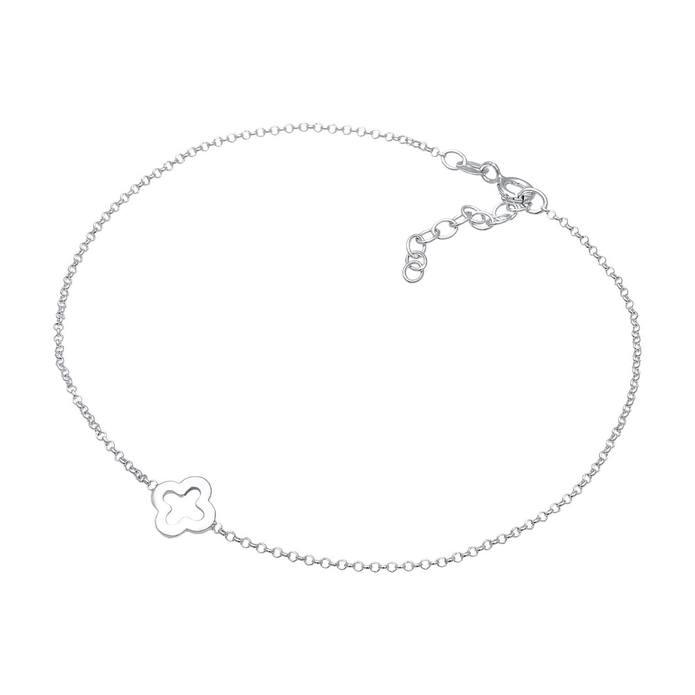 Elli Elli Bracelet de Cheville Femmes bracelet de cheville trèfle pendentif chance en  Bijoux