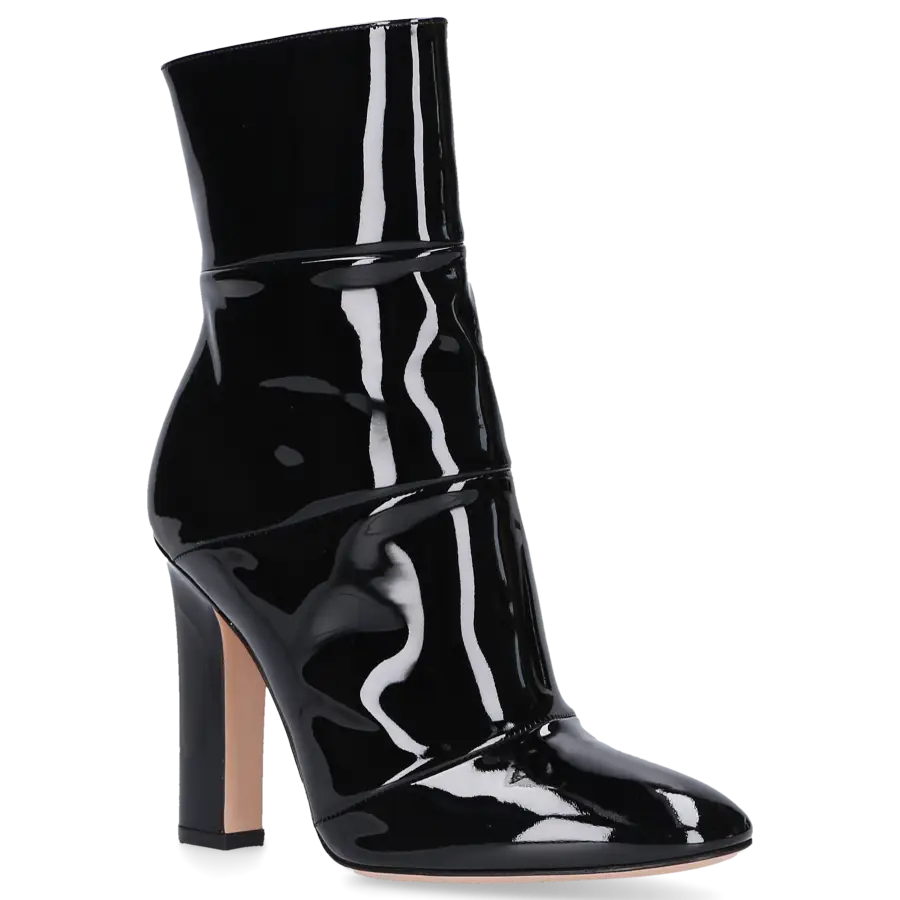 Gianvito Rossi - Stiefeletten Lackleder - schwarz
