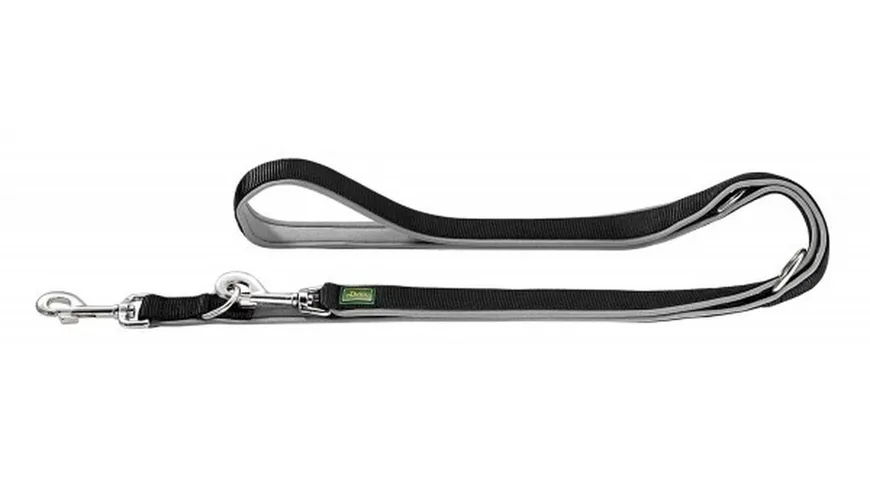 Hunter Verstellbare Führleine schwarz / grau 20/200