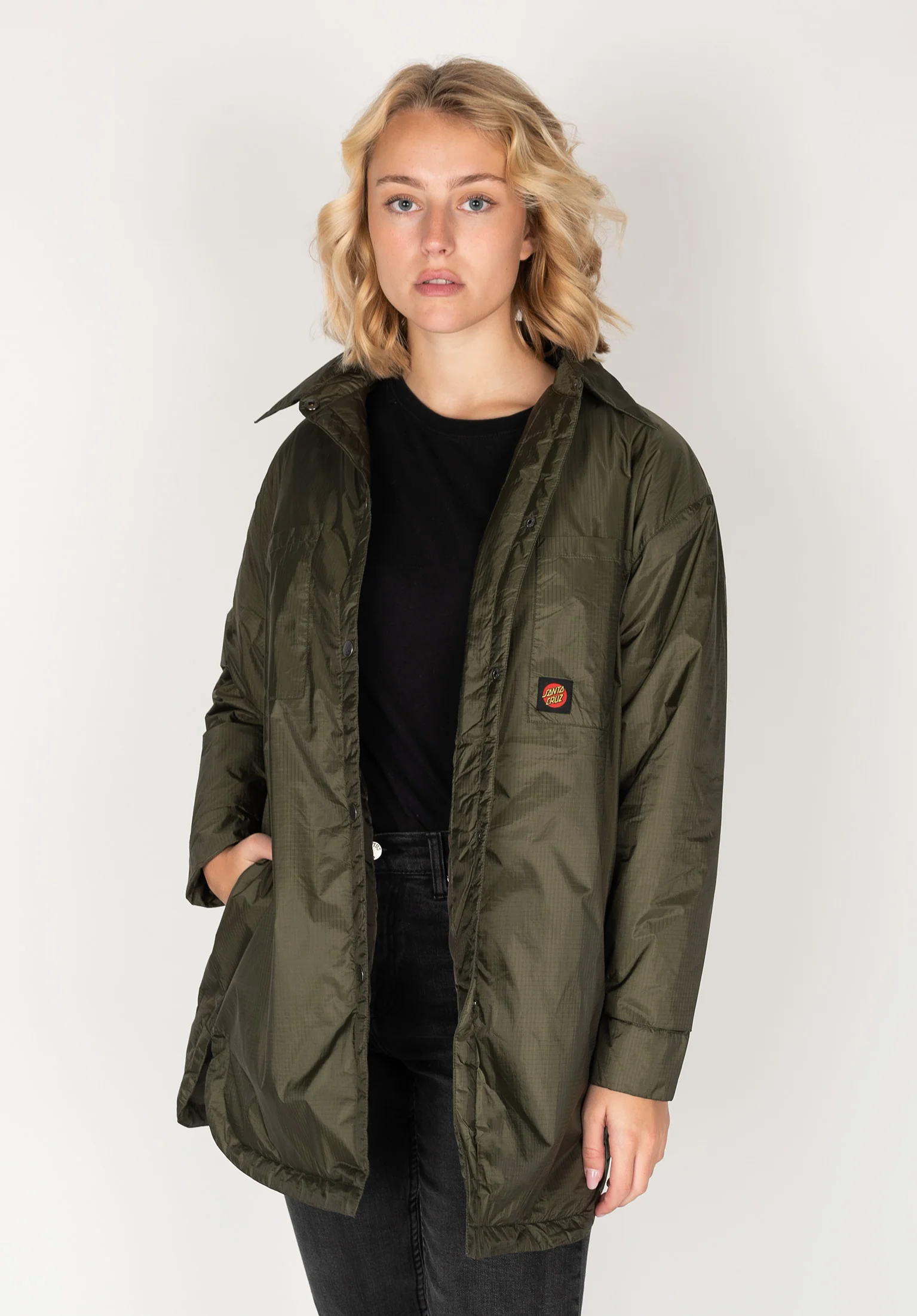 Classic Dot Padded Overshirt