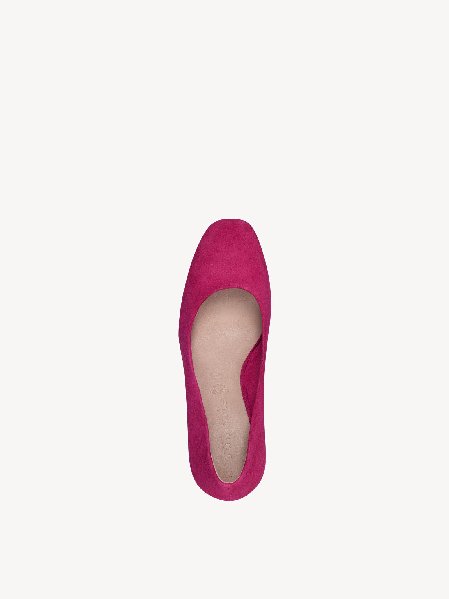 Escarpin en cuir - rose fuchsia