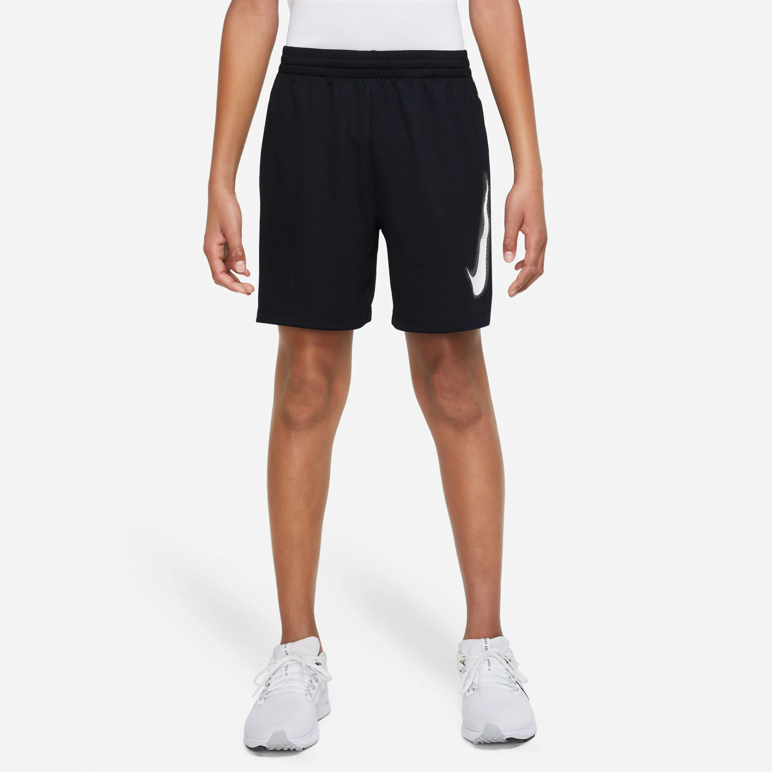 Dri-Fit Graphic Shorts Jungen - Schwarz, Weiß