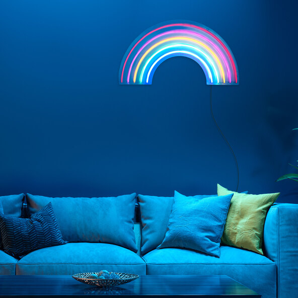 LED-Neon-Schild Regenbogen