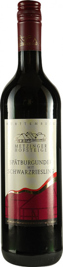 2021 Metzinger Hofsteige Cuvée Spätburgunder-Schwarzriesling halbtrocken - Weingärtnergenossenschaft Metzingen-Neuhausen