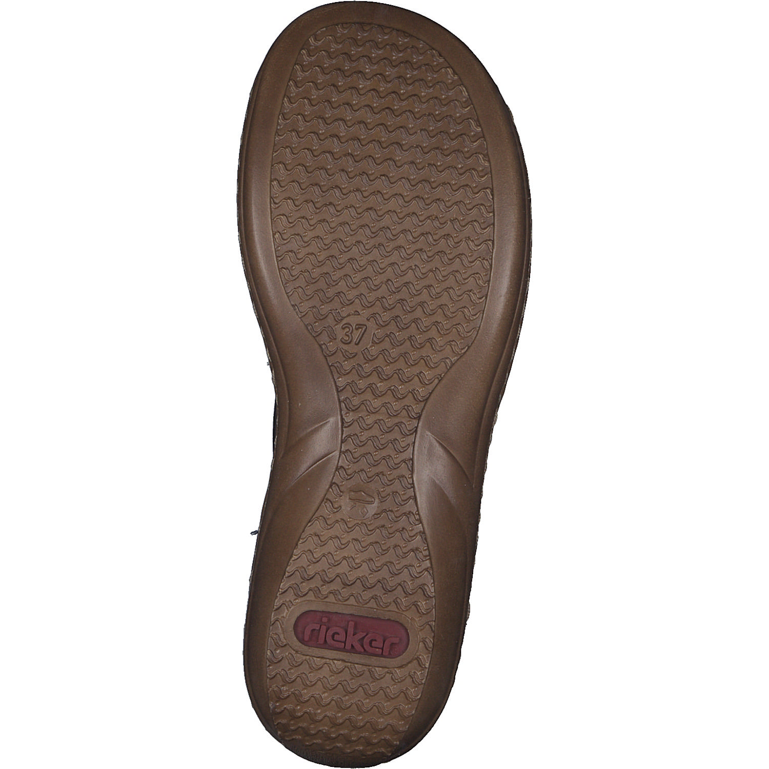 Rieker 608D1, Keilsandaletten, Damen, Schwarz