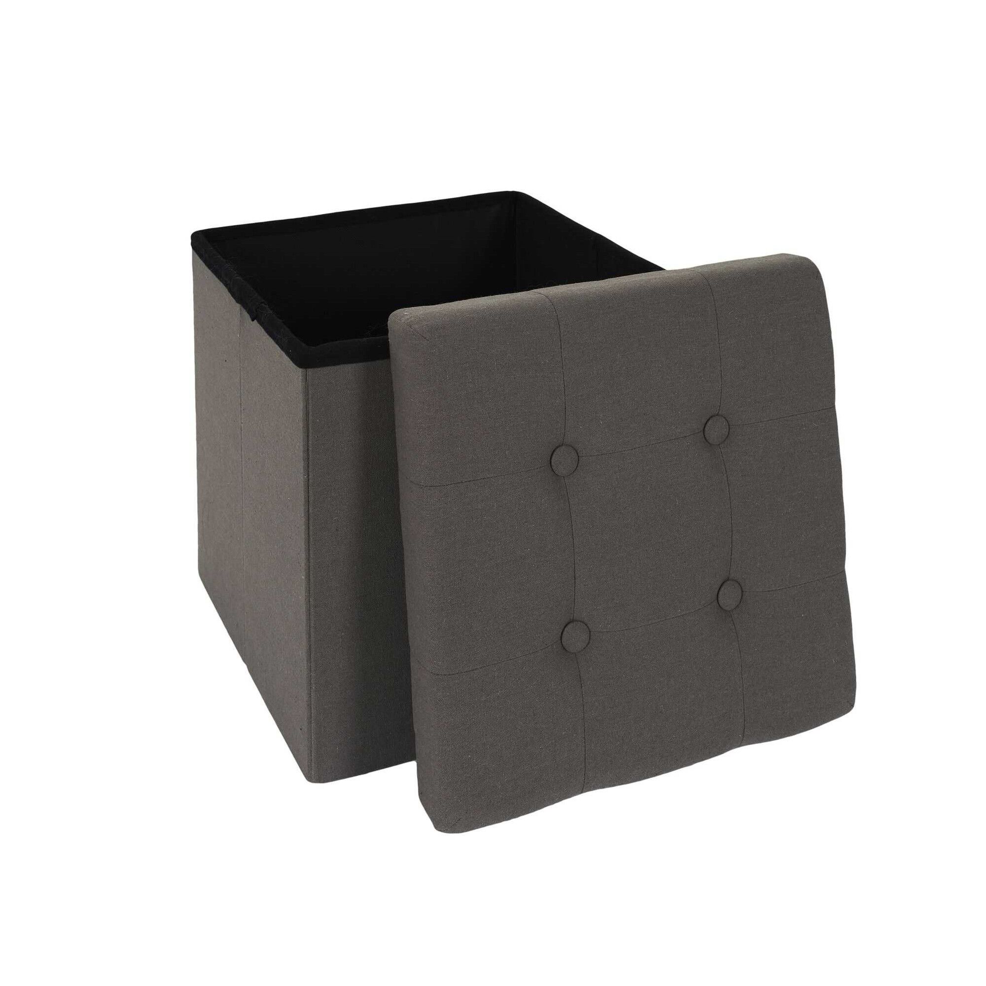 Coffre-pouf pliable – 2 coloris