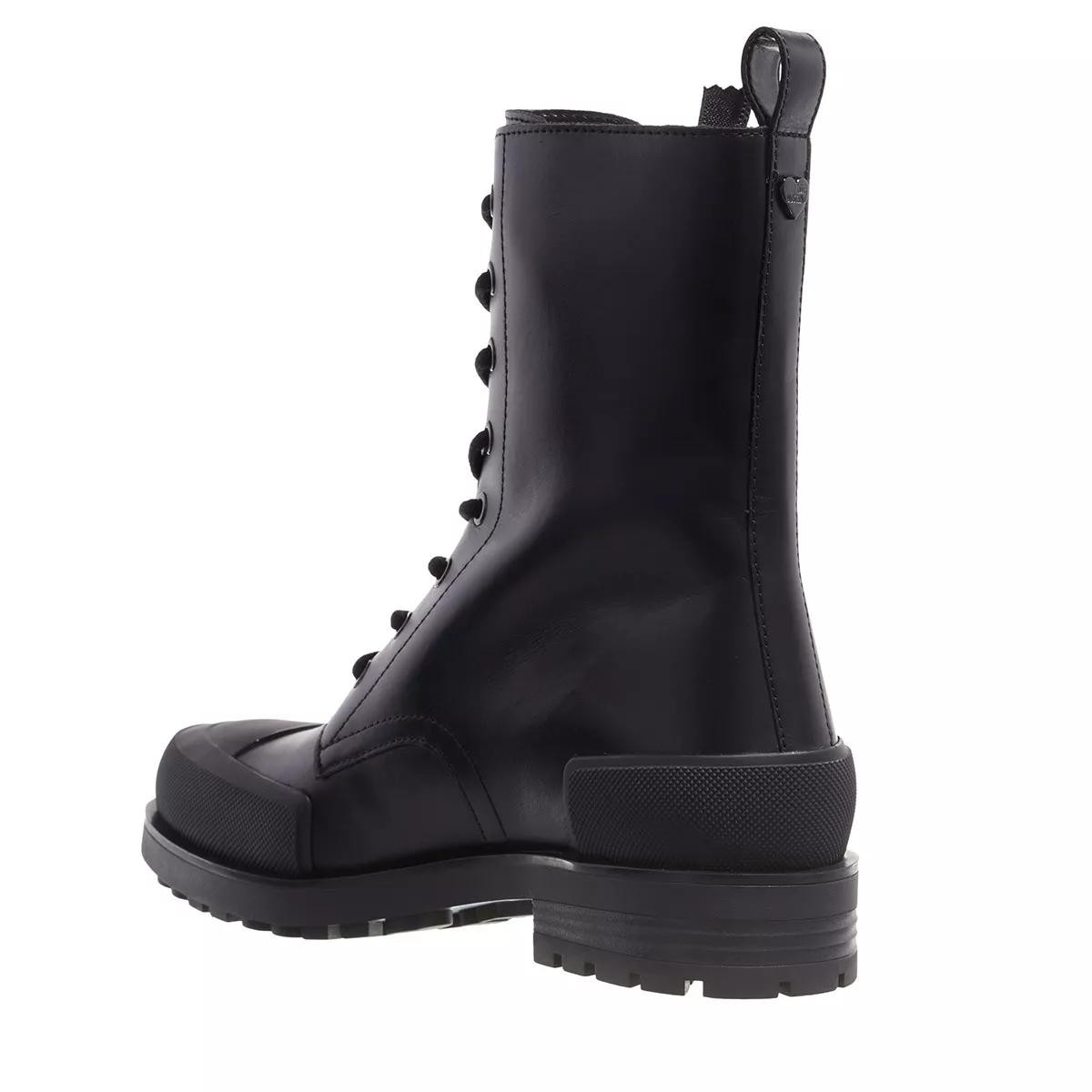 MOSCHINO Stiefeletten schwarz Schnürstiefel