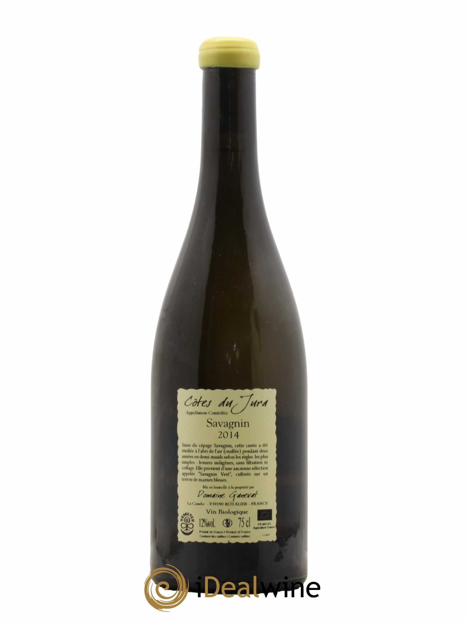 Côtes du Jura Les Chalasses Marnes Bleues Jean-François Ganevat (Domaine)  2014 - Lot de 1 Bouteille